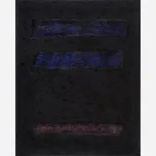 Adja Yunkers, Presaging in the Night (Homage to Rothko), Latvia/USA