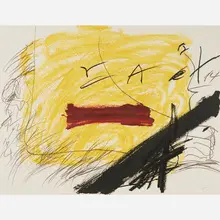 Untitled by Antoni Tàpies, Spain, sold Nov 2018