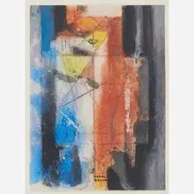 Untitled by Carlos Mérida, Guatemala, sold Nov 2018