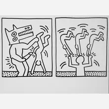 Untitled by Keith Haring, sold Nov 2018