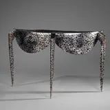 André Dubreuil, Paris console, 1988, patinated steel, foam,