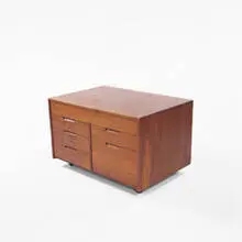 print cabinet by George Nakashima, 1965, walnut, sold Jun 2001