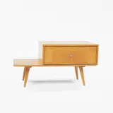 Paul McCobb, low table and cabinet