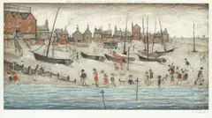 Deal Beach; Deal Sketch by Laurence Stephen Lowry R.A., offered Sep 2019