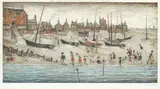 Laurence Stephen Lowry R.A., Deal Beach; Deal Sketch