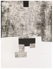 Eduardo Chillida, Hommage á Luis Bergareche, 1989, Radierung und Aquatinta auf Arches-Velin