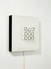 Hugo Demarco, Relief, 1972, Kunststoff, Plexiglas und elektrischer Motor