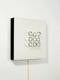 Hugo Demarco, Relief, 1972, Kunststoff, Plexiglas und elektrischer Motor