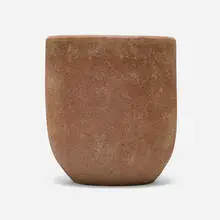 Stan Bitters, Earth Texture planter, model C232IX, c. 1990, stoneware
