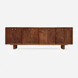 Alma Allen, Cabinet, c. 2010, claro walnut, bronze