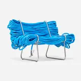 Cultivado em Casa, Super Jardim armchair, 2014, garden hose, stainless steel