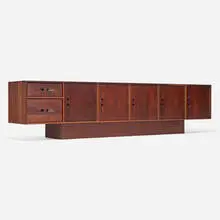 John Nyquist, Rare cabinet, 1971, louro preto