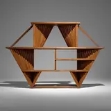 Robert Darling, Bookshelf, c. 1965, walnut
