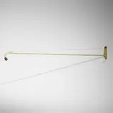 attribution Jean Prouvé, Swing-Jib lamp, 1947, enameled steel, brass