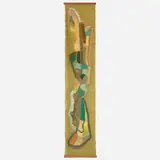 Mariska Karasz, Green Islands tapestry, c. 1950, hand-woven textile