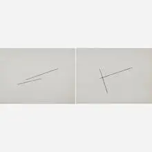Untitled by Fred Sandback, sold Nov 2018