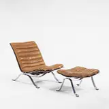 Arne Norell, lounge chair and ottoman