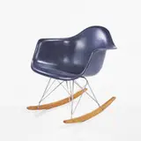 rocker by Charles and Ray Eames, 1950s, fiberglass, zinc, birch, sold Jun 2001