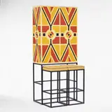 Tommi Parzinger, bar cabinet and stools