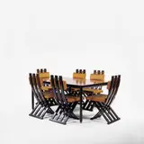 Harvey Probber, dining table and chairs