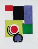 Sonia Delaunay, Untitled (blocks and circles)