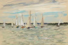 Regatta by Paul Maze, sold Jun 2019