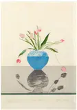 David Hockney, Pretty Tulips, 1969, Farblithographie auf Velin