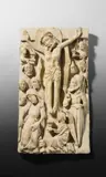 Nottingham Englisch, Kreuzigung Christi. Um 1480, Alabaster