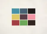 Gerhard Richter, 9 von 180 Farben, 1971, Farbserigraphie auf Karton