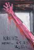 Kreuz (Detail) 8.5.85 by Karl Horst Hödicke, 1985, Acryl auf Leinwand, sold Jun 2015
