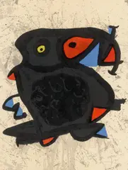Joan Miró, Grand Palais, 1974, Farblithografie auf Arches-Velin