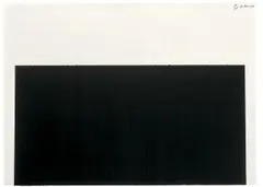 Pasolini by Richard Serra, 1987, Ölkreide über Serigraphie auf beschichtetem Papier, sold Nov 2010