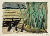 Otto Dix, Schilf am Bodensee“. 1950er Jahre