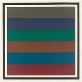 Sol LeWitt, Horizontal Bands, Colors Superimposed, 1988, 3-teilig: jeweils Serigrafie auf Velin