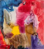 Herbert Brandl, Ohne Titel, 1993, Aquarell und Grafit auf Velin