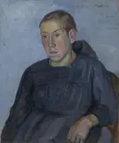 Jean Fautrier, Portrait de jeune fille