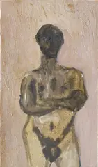 Ohne Titel by George Condo, 1988, Öl auf Leinwand, sold Nov 2025
