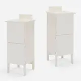Roy McMakin, Two Door Cabinet, pair, 1987 / 1992, lacquered maple plywood, lacquered maple