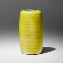 Galet vase by Georges Jouve, 1957, glazed stoneware, sold Mar 2025