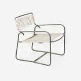 Walter Lamb, Lounge chair, model C-5700, c. 1960, bronze, vinyl cord
