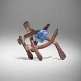 Untitled (Fusion) by Claire Falkenstein, c. 1975, brazed copper and fused glass, sold Mar 2025