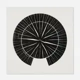 Ido Yoshimoto, Bolinas Blue Gum, 2016, woodblock on Japanese Kozo paper