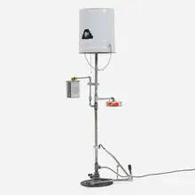 Greg Colson, Poly-Directional floor lamp, 1993, mixed media assemblage