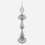 D'lisa Creager, Untitled (0125-02), 2025, hand-woven blackened copper wire