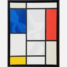 Deep Blue by Mark Kostabi, sold Nov 2018