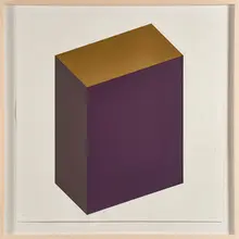 Forms Derived from a Cube (Colors Superimposed) by Sol LeWitt, sold Nov 2018