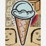Donald Baechler, Ice Cream Cone