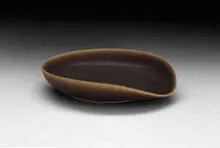 plate by Annelise Linnemann-Schmidt, c.1955, Palshus, sold Jun 2001