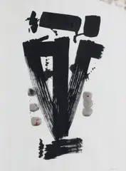 William Johnstone Obe, Brush drawing (damages), ink