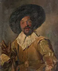 William Johnstone Obe, Copy of Hals 'The Merry Drinker', oil on canvas